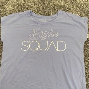 Bride Squad t shirt